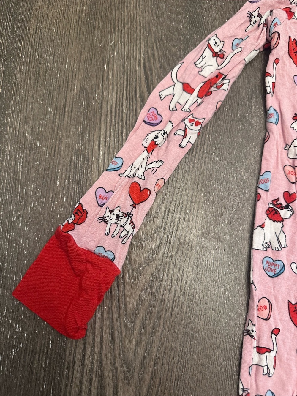 GUC HTF LITTLE SLEEPIES FUREVER VALENTINES ZIPPIES - Size 18-24M SKU:144 - Picture 3 of 5